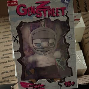 MINISO Gen Z Street Stuffed Animal - Gray